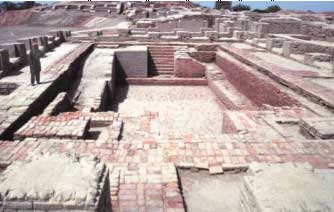 موهن جي دڙي جو هڪ منظر