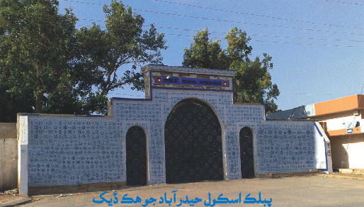 پبلڪ اسڪول حيدرآباد جي ٻاهرين تصوير
