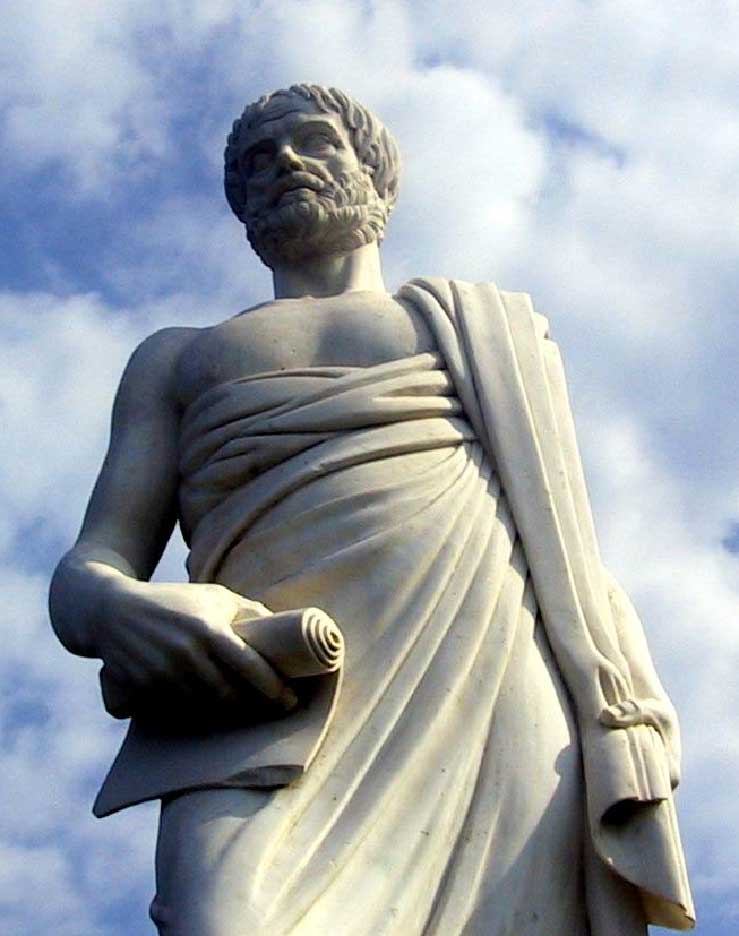 ارسطو جو خيالي مجسمو