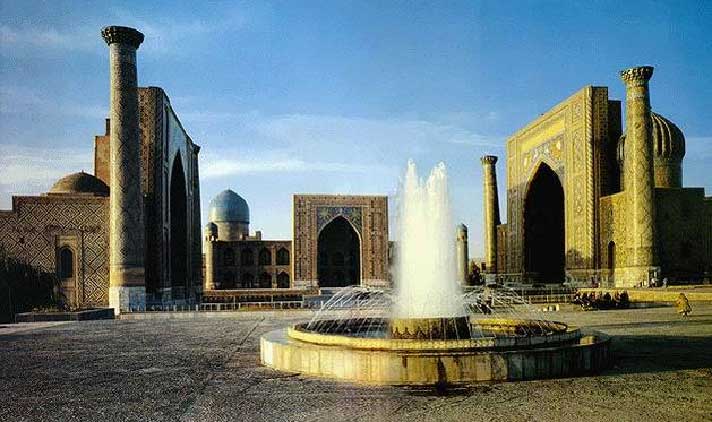 ازبڪستان شهر جي هڪ عمارت جو ڏيک