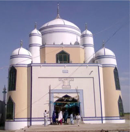 سمن سرڪار جي درگاهه جو منظر