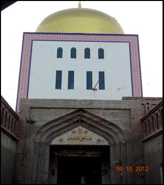 شاهه صدرالدين لڪياريءَ جي نئين درگاهه جو ڏيک
